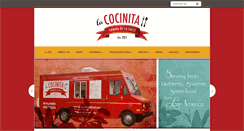 Desktop Screenshot of lacocinitafoodtruck.com